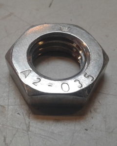 Hexagon nut M 10 SST thin DIN 439